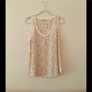 JOIE ‘Rain F.' Print Silk Tank